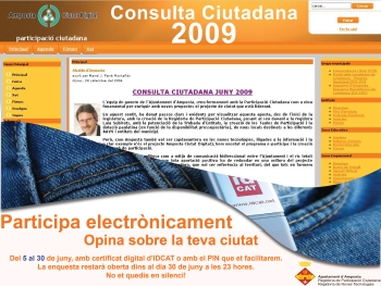 Consulta ciutadana 2009