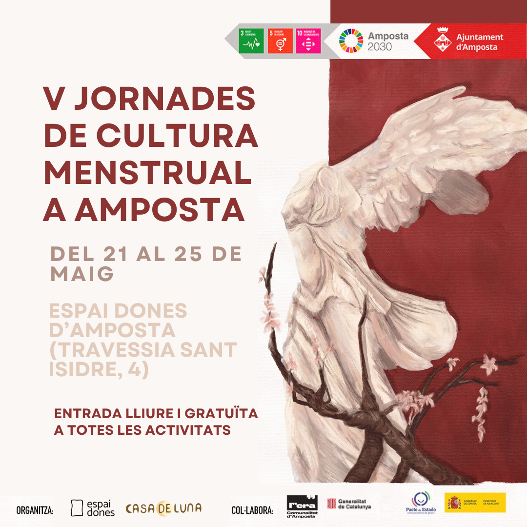 Amposta organitza una desena d&rsquo;activitats en el marc de les V Jornades de Cultura Menstrual