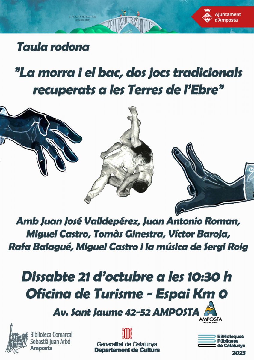 La morra i el bac, dos jocs tradicionals recuperats a les TT.EE. XVIII Jornades de les Lletres Ebrenques.
