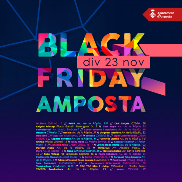 Prop de 40 comerços d’Amposta s’apunten al Black Friday
