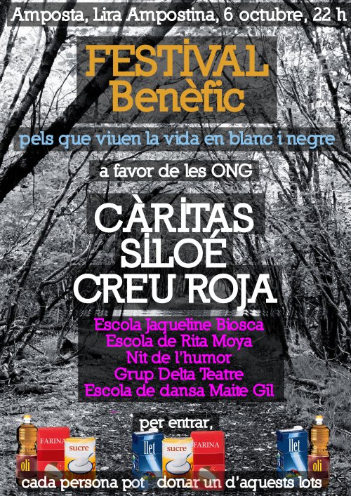 Ajuntament d´Amposta > Comunicació > Amposta prepara el segon Festival en Benèfic per recollir aliments