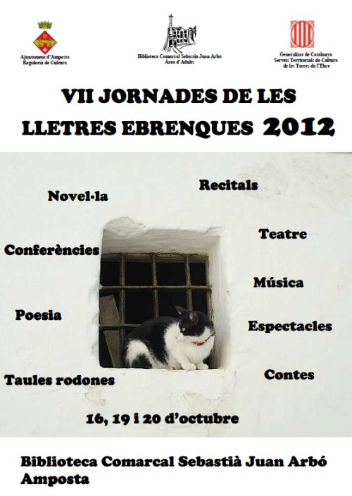 Ajuntament d´Amposta > Comunicació > VII Jornades de les Lletres Ebrenques 2012