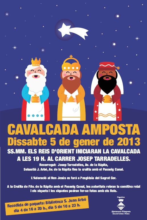 Ajuntament d´Amposta > Comunicació > CAVALCADA DE REIS 2013