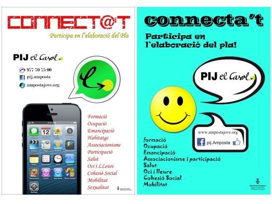 Ajuntament d´Amposta > Comunicació > Alumnes del programa Joves per l’Ocupació dissenyen cartells per al PIJ Amposta