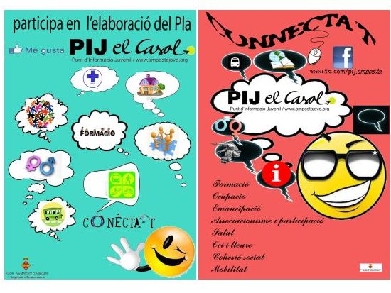 Ajuntament d´Amposta > Comunicació > Alumnes del programa Joves per l’Ocupació dissenyen cartells per al PIJ Amposta