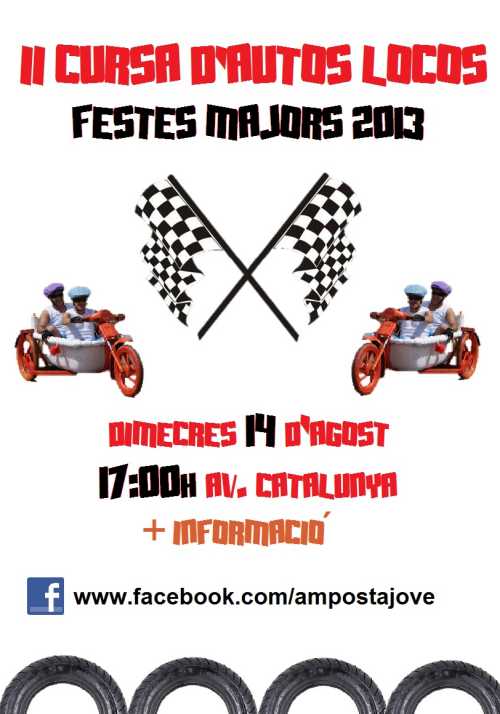 Ajuntament d´Amposta > Comunicació > II CURSA D’AUTOS LOCOS. Festes Majors 2013