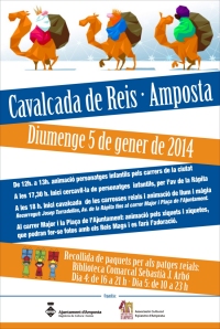 CAVALCADA DE REIS 2014. Diumenge 5 de gener 