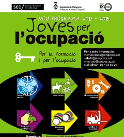 SEGONA EDICIÓ DEL PROGRAMA "JOVES PER L´OCUPACIÓ 2013-2015" 