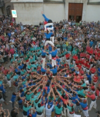 Els mitjans de comunicació locals atorguen el Premi Amposta 2013 a la colla castellera Xiqüelos i Xiqüeles del Delta