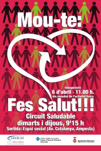 La regidoria de Salut i Serveis Socials i el CAP d´Amposta proposen un circuit saludable per la ciutat per promoure l´activitat física