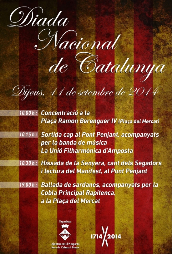 Ajuntament d´Amposta > Comunicació > DIADA NACIONAL DE CATALUNYA