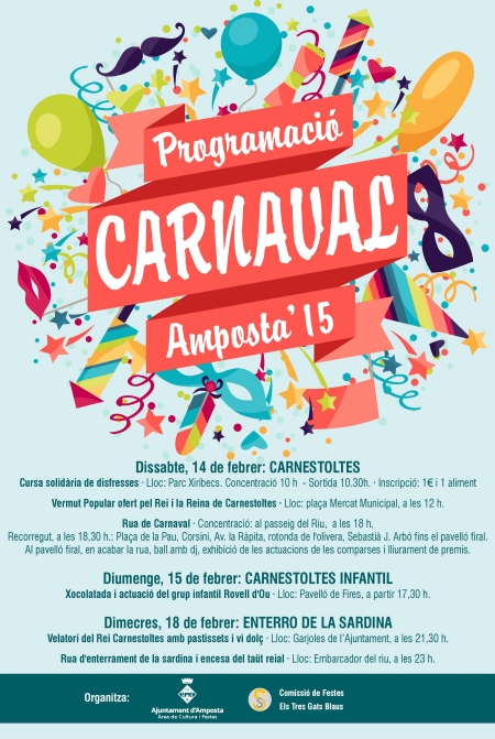 Ajuntament d´Amposta > Comunicació > CARNESTOLTES 2015