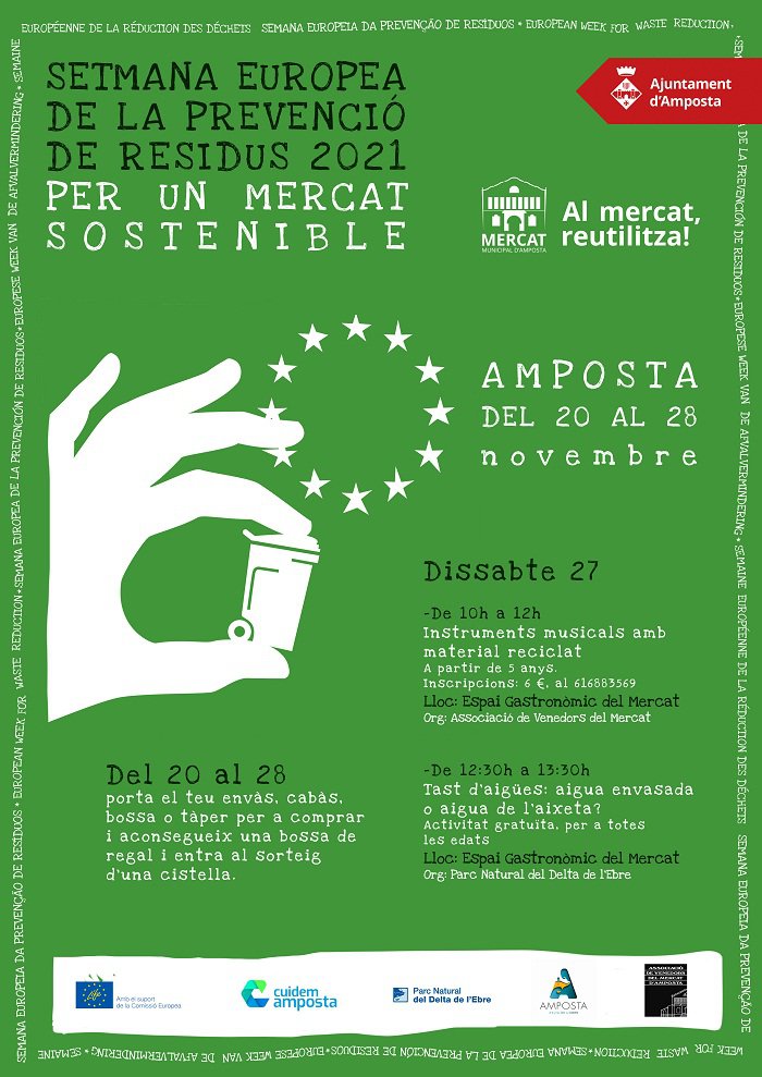El Mercat Municipal, epicentre de la Setmana Europea de la Prevenció de Residus