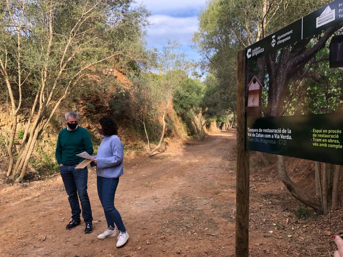 El tram de la Val de Zafán a Amposta, a punt per convertir-se en Via Verda