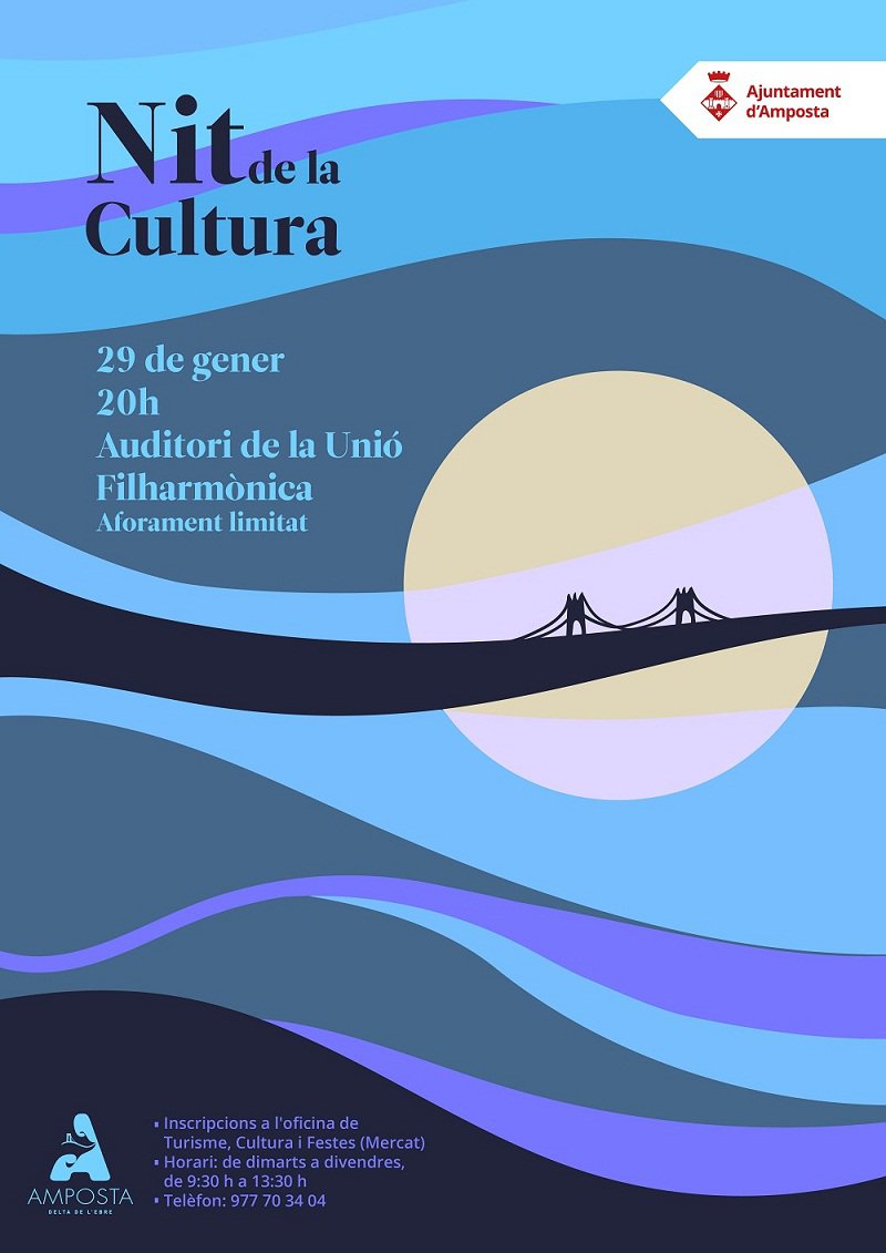 La Nit de la Cultura homenatjarà als agents culturals d’Amposta