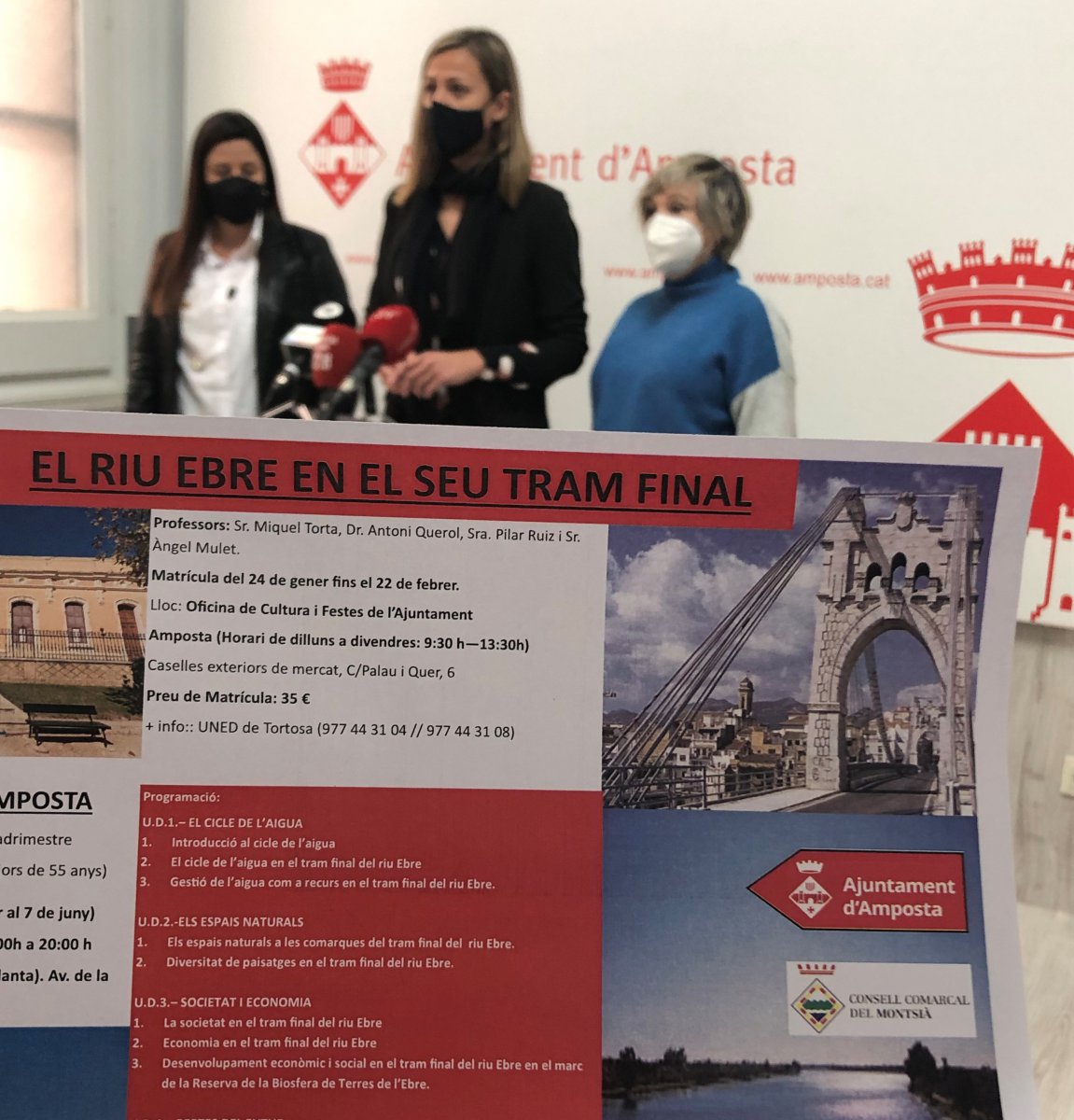 L’Aula Amposta de la UNED oferirà un curs sobre el tram final de l’Ebre