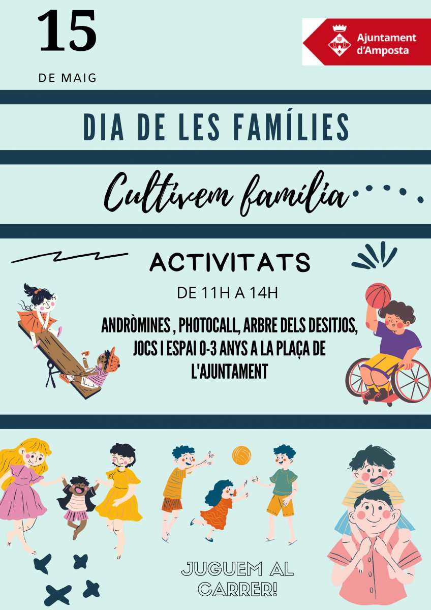 Amposta celebra el Dia Internacional de les Famílies