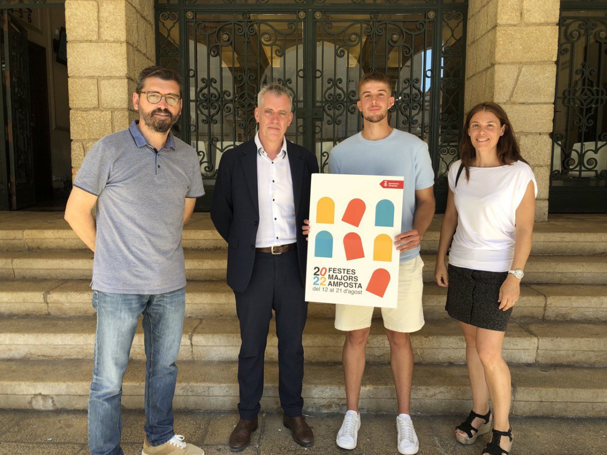 Un joc de formes geomètriques, protagonista del cartell de Festes Majors