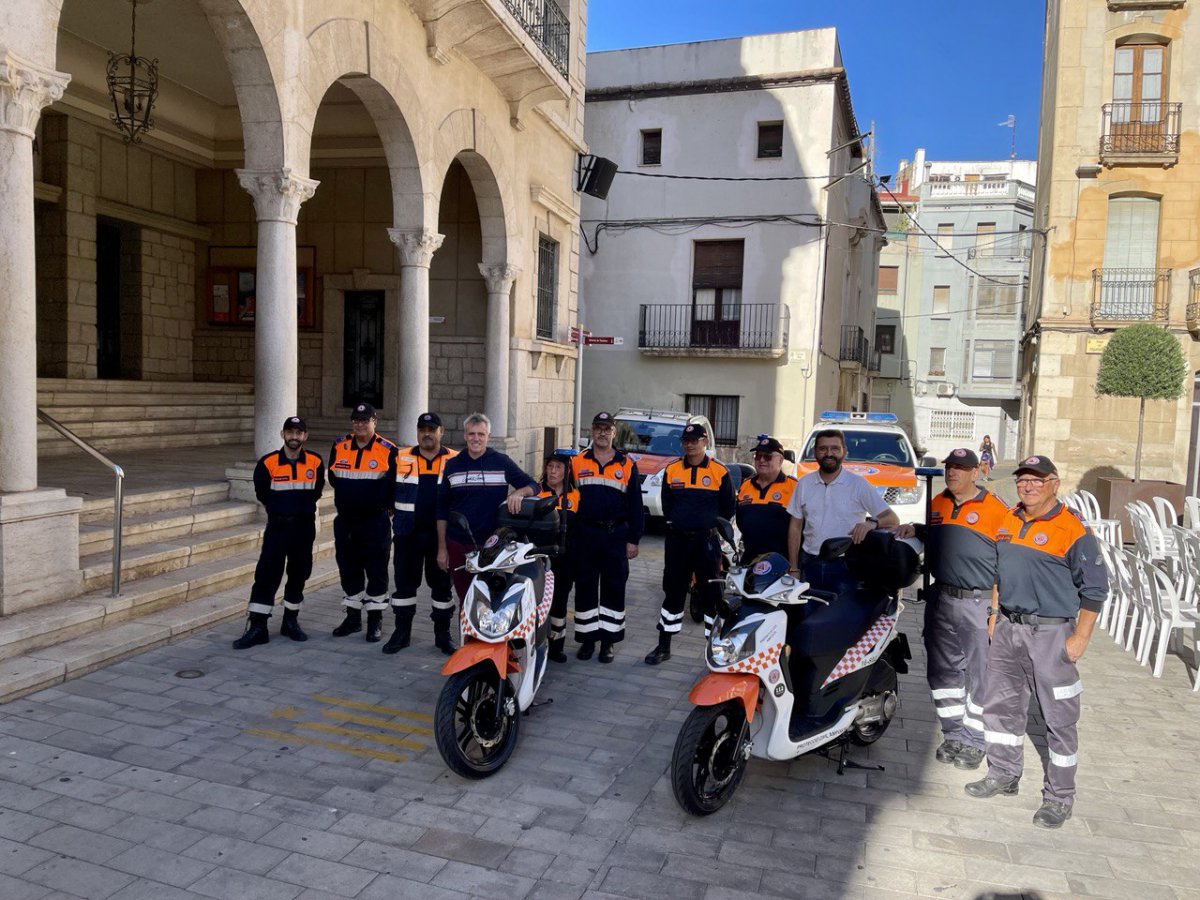 L’Ajuntament compra dos motocicletes per augmentar el parc mòbil de Protecció Civil
