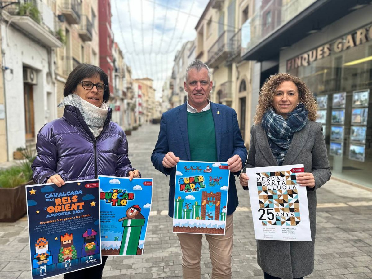 Amposta viurà un Nadal ambientat en Super Mario Bros