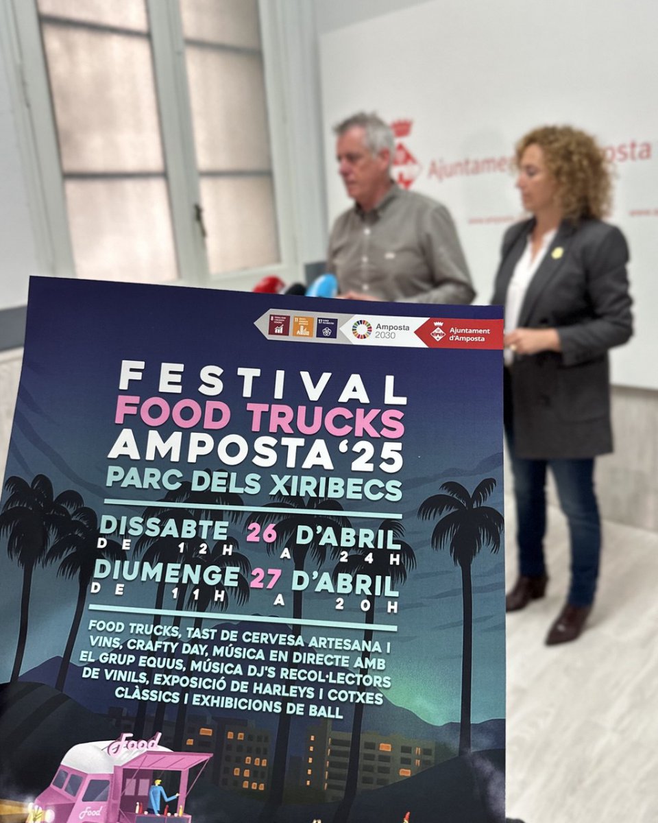 Amposta prepara una nova edició del festival Foodtrucks amb gastronomia, música i artesania