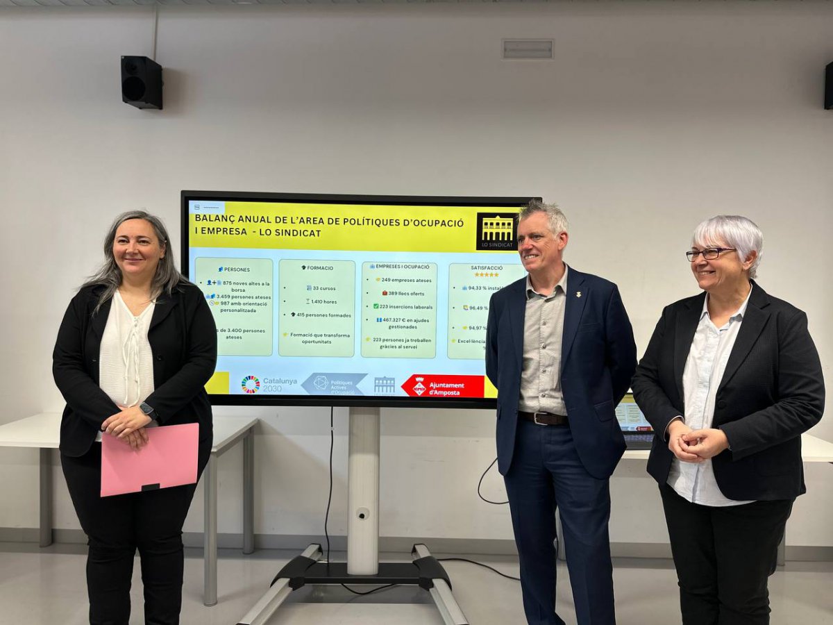Amposta facilita més de 220 insercions laborals durant el 2025 des de Lo Sindicat