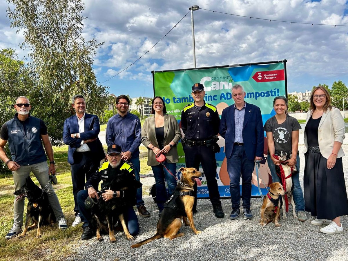 Amposta impulsa el cens genètic caní per fomentar el civisme i la protecció animal