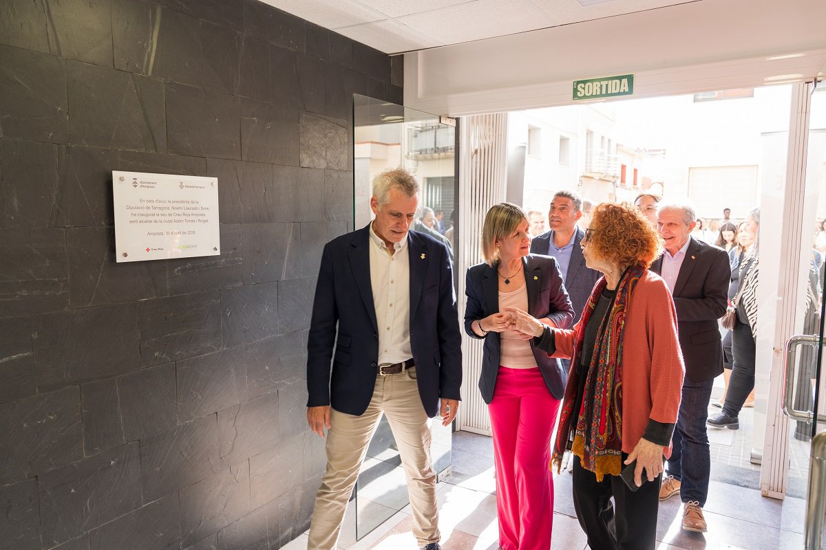 Amposta inaugura la nova seu de Creu Roja amb més espai i millors instal·lacions per reforçar l&rsquo;atenció social