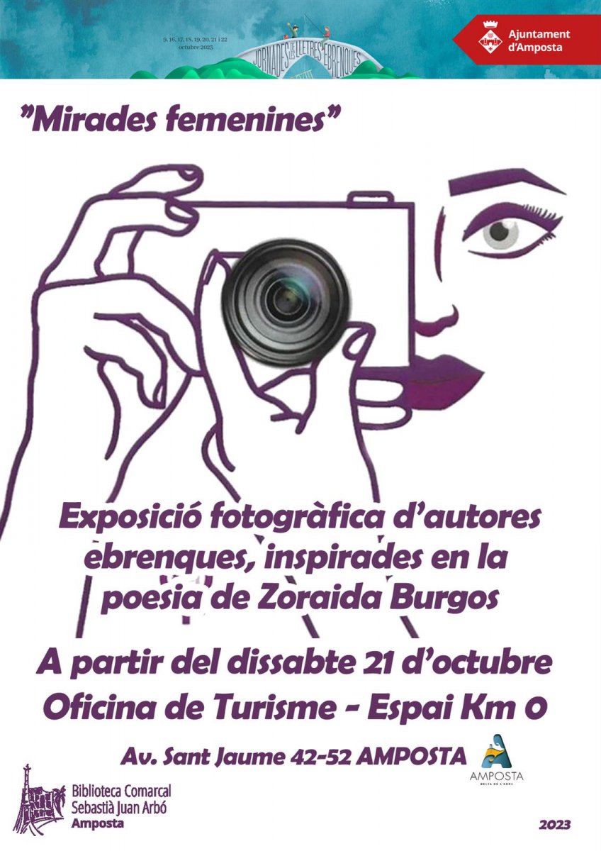 Mirades femenines. XVIII Jornades de les Lletres Ebrenques.