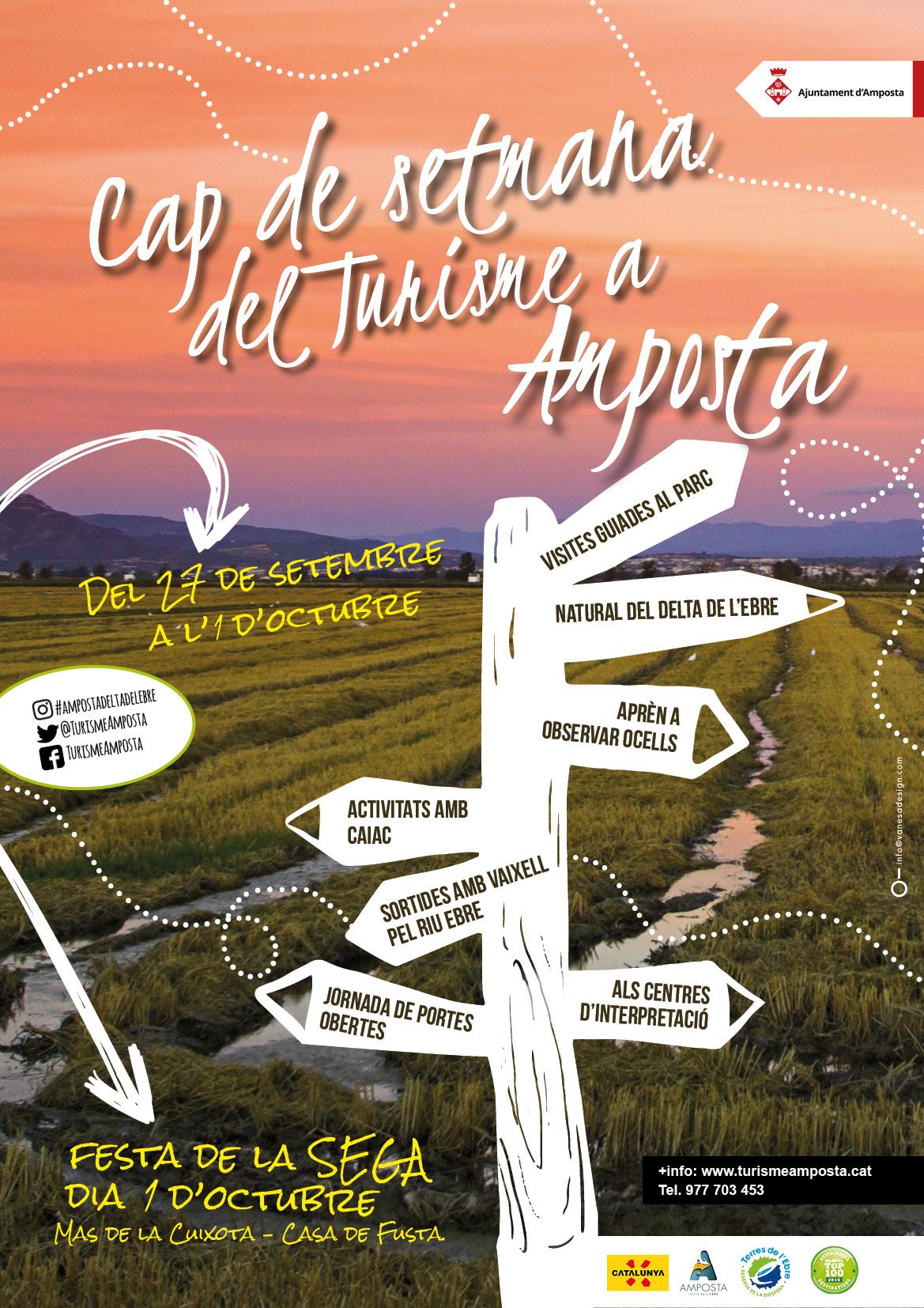 Ajuntament d´Amposta > Comunicació > El turisme sostenible centra les activitats del Dia Internacional del Turisme