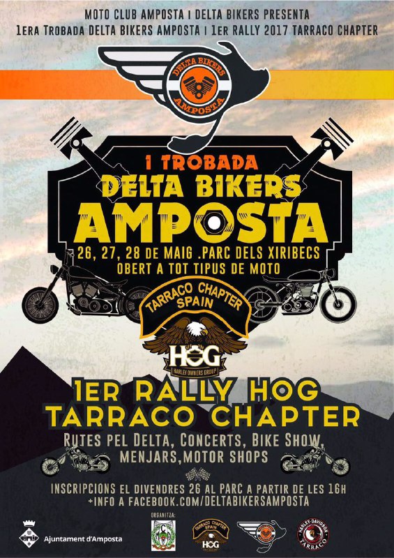Ajuntament d´Amposta > Comunicació > Delta Bikers, la primera concentració de motos d’Amposta