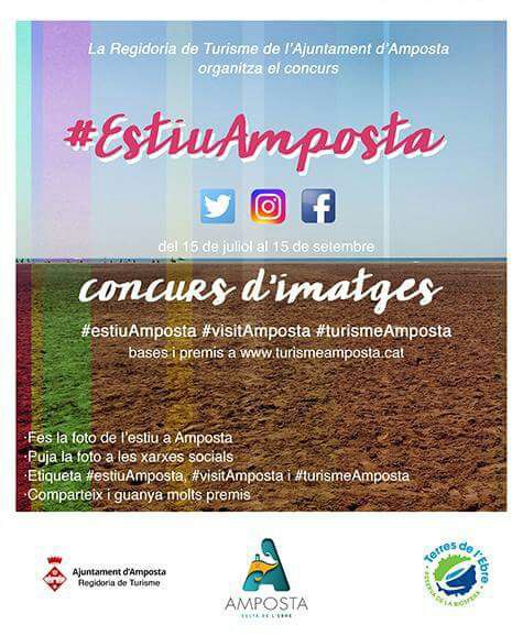 Turisme Amposta convoca el concurs de fotografies a través de les xarxes socials #EstiuAmposta