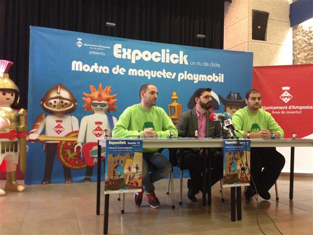 Ajuntament d´Amposta > Comunicació > Expoclick omplirà el pavelló firal amb una quinzena de diorames d’adults i una desena de punts de venda