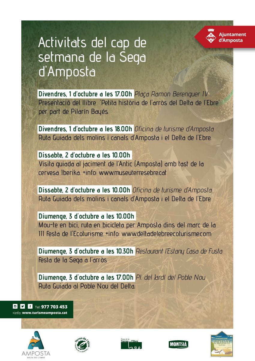 Ajuntament d´Amposta > agenda > Ruta guiada teatralitzada al Poble Nou del Delta