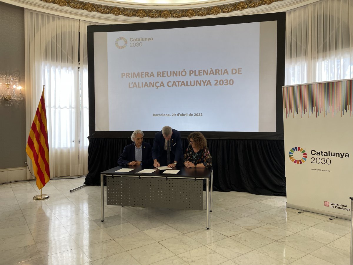 Amposta formalitza l’adhesió a l’Aliança Catalunya 2030 en la primera reunió plenària