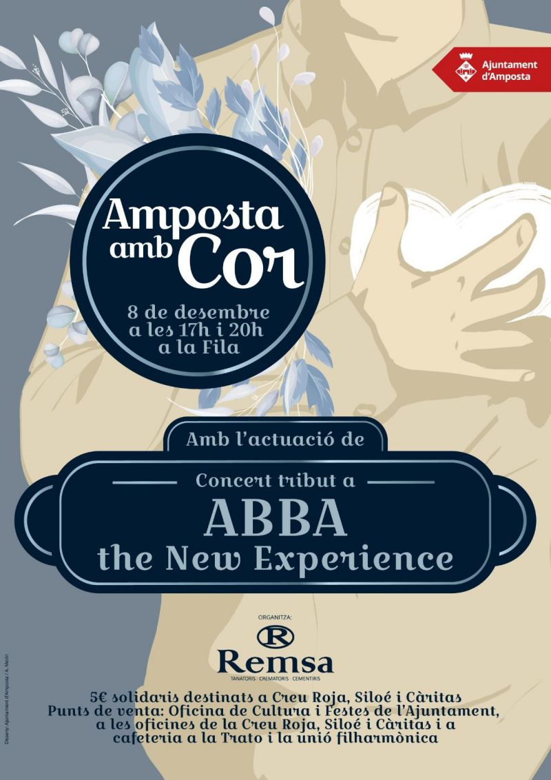 Ajuntament d´Amposta > agenda > Amposta amb Cor: Concert tribut a Abba The new experience