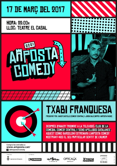 Ajuntament d´Amposta > agenda > Temporada de Teatre i Dansa Amposta 2017. Amposta Comedy