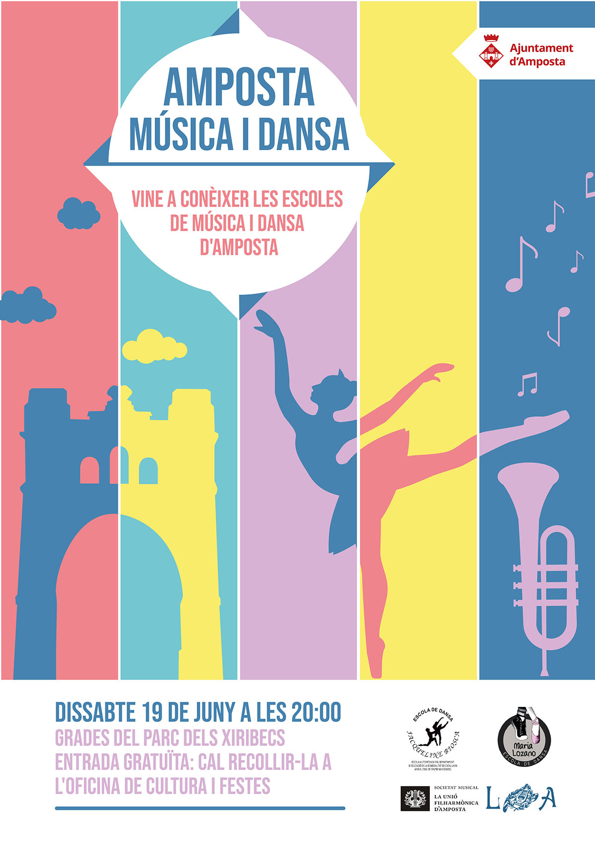 Amposta, Música i Dansa