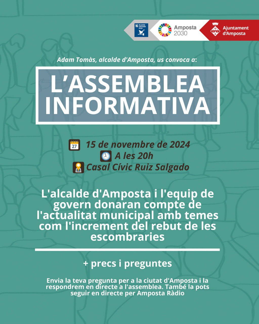 Assemblea Informativa del 15 de Novembre de 2024