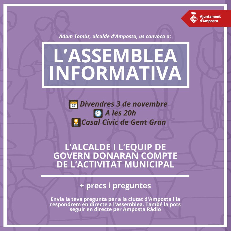 Assemblea Informativa del 3 de Novembre de 2023