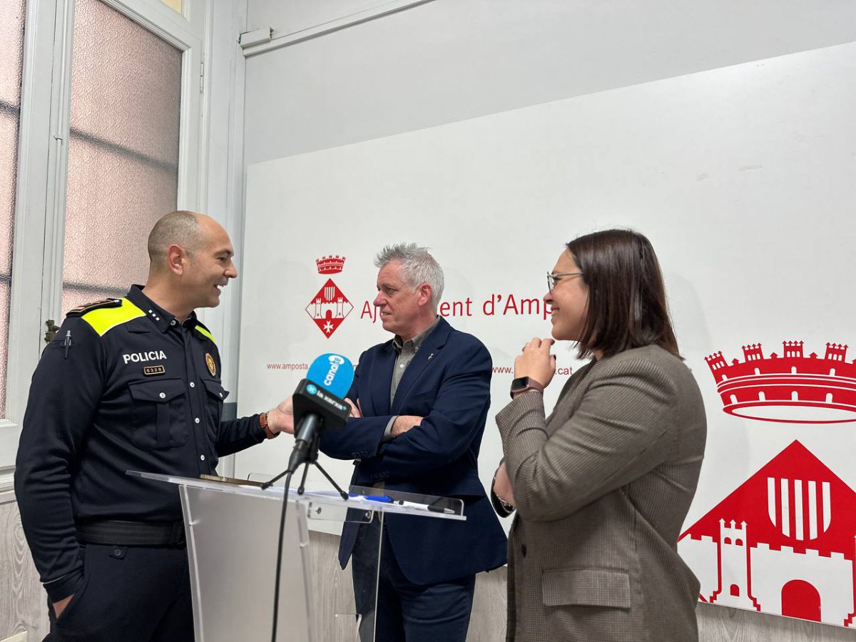 Amposta redueix un 8,43% els fets delictius el 2025 i se situa per sota de dades del 2011