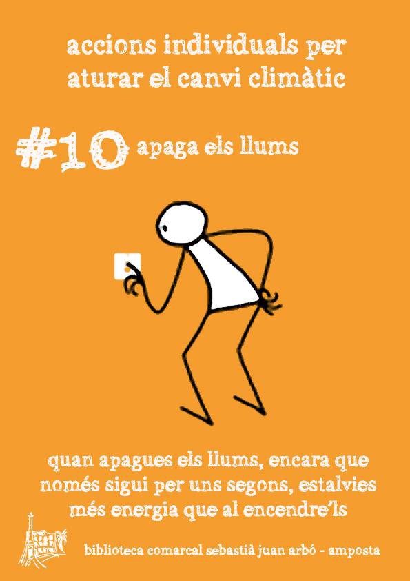 Accions individuals per aturar el canvi climàtic #10