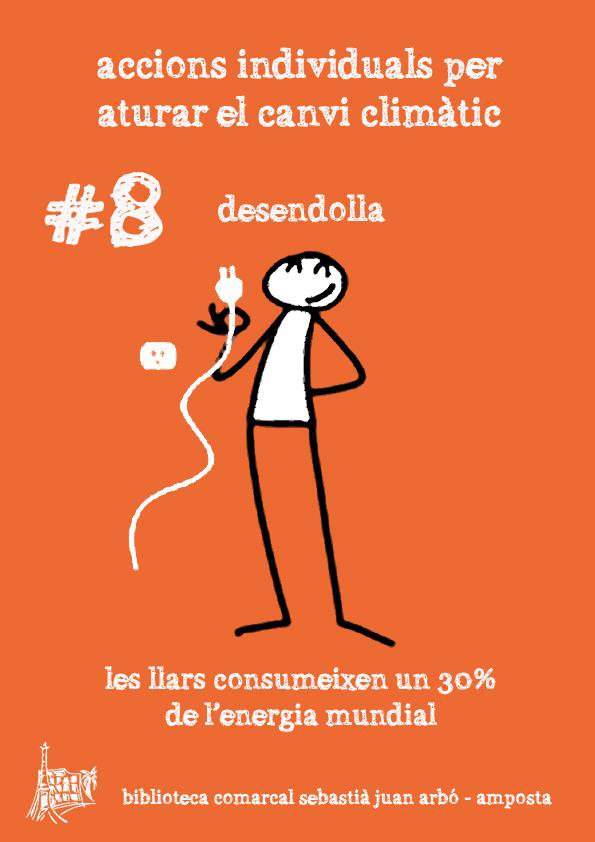 Accions individuals per aturar el canvi climàtic 8#