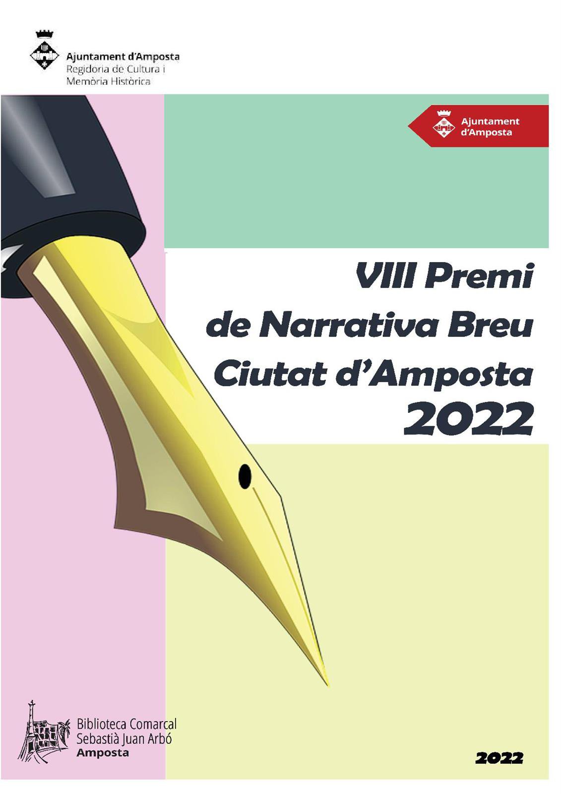 Bases del VIII Premi de Narrativa Breu Ciutat d’Amposta