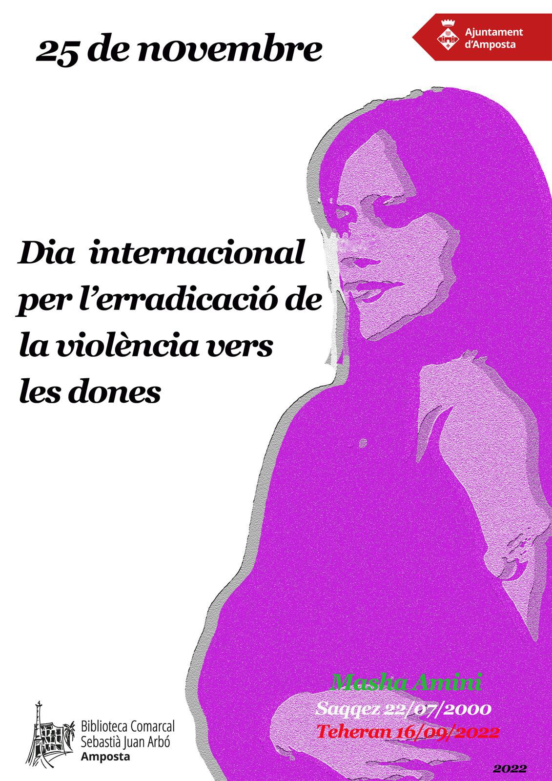 25 de novembre. Dia internacional per l’erradicació de la violència vers les dones.