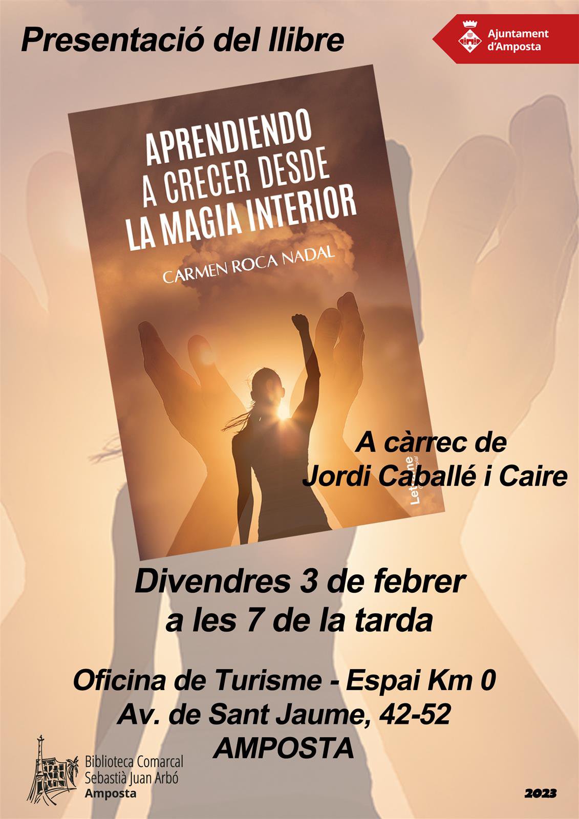 Presentació del llibre "Aprendiendo a crecer desde la mágia interior", de Carme Roca Nadal.