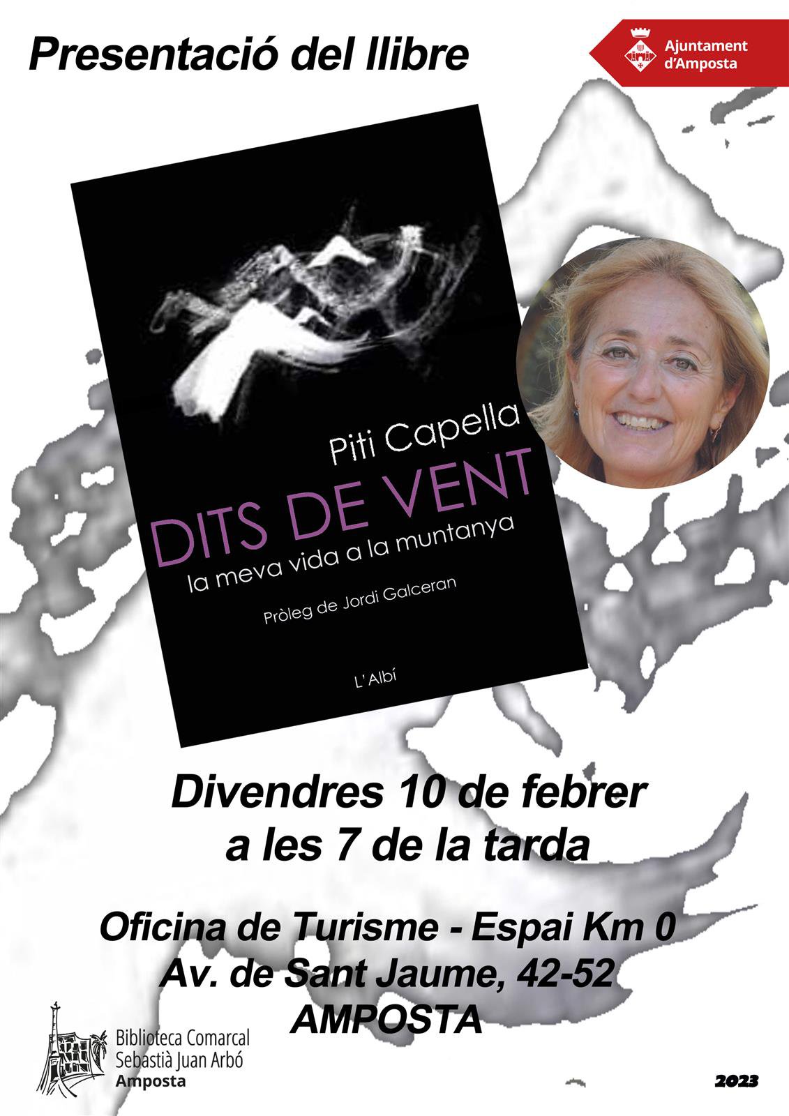 Presentació del llibre "Dits de vent. La meva vida a la muntanya", de Piti Capella.
