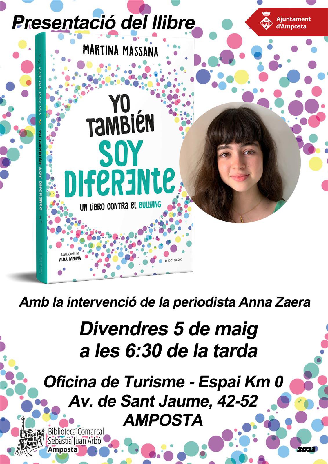 Presentació del llibre "Yo también soy diferente", de Martina Massana.