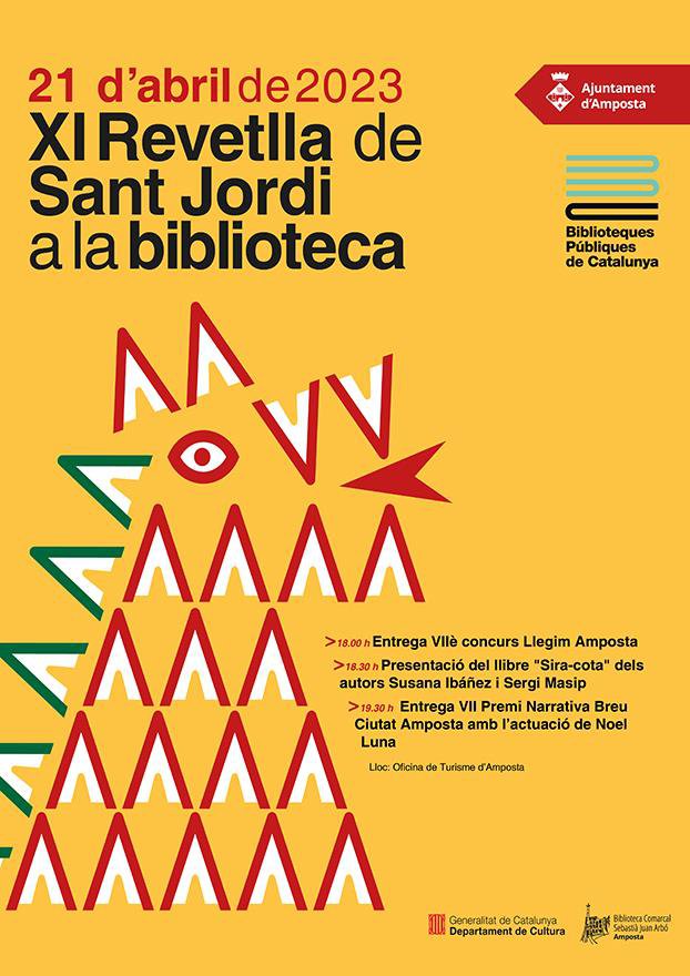 Revetlla de Sant Jordi a la biblioteca 2023.