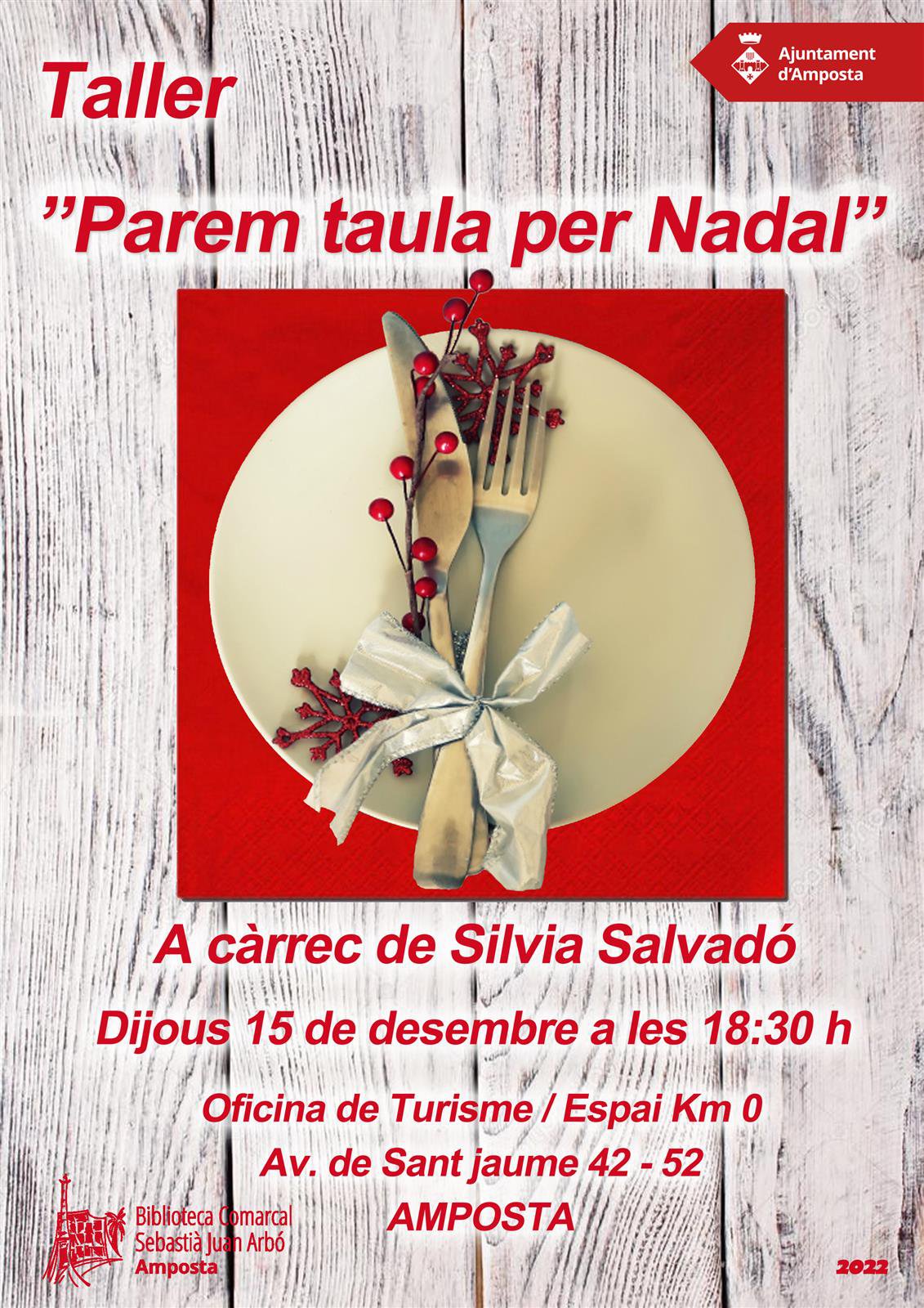 Taller "Parem taula per Nadal"